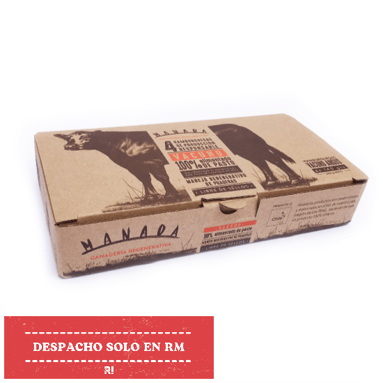 HAMBURGUESAS VACUNO GRASS FED - CARNE ANGUS A PASTOREO -  4UN1