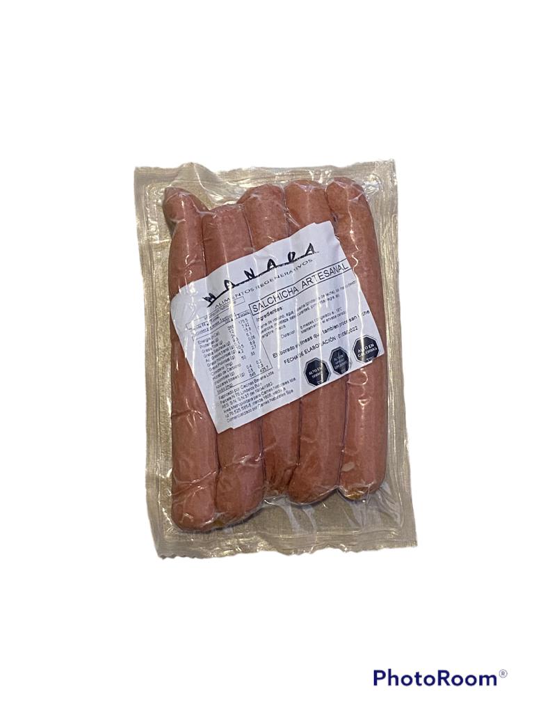 SALCHICHA ARTESANAL 100% VACUNO Grass Fed - SIN NITRITOS - 5uu (COMPRA VÌA WSP)1