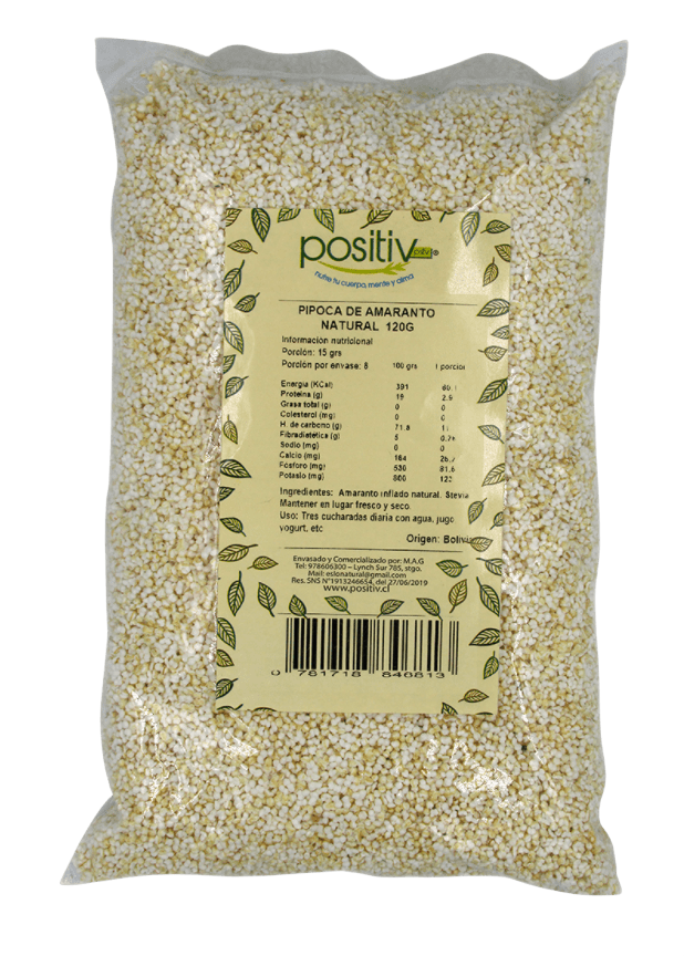 PIPOCA DE AMARANTO NATURAL - 120GR1