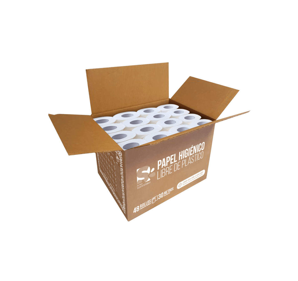 CAJA DE PAPEL HIGIÉNICO x 48 ROLLOS (30MT)1