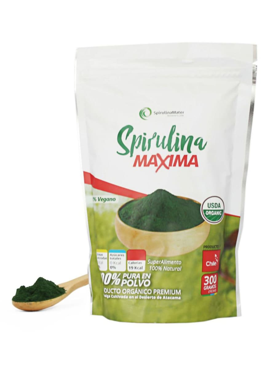 SPIRULINA ORGÁNICA EN POLVO - 300GR 1