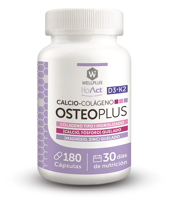 CALCIO Y COLÁGENO - OSTEO PLUS - 180 CÁPSULAS1