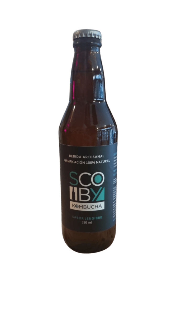 KOMBUCHA de JENGIBRE - 330ml - Scoby1