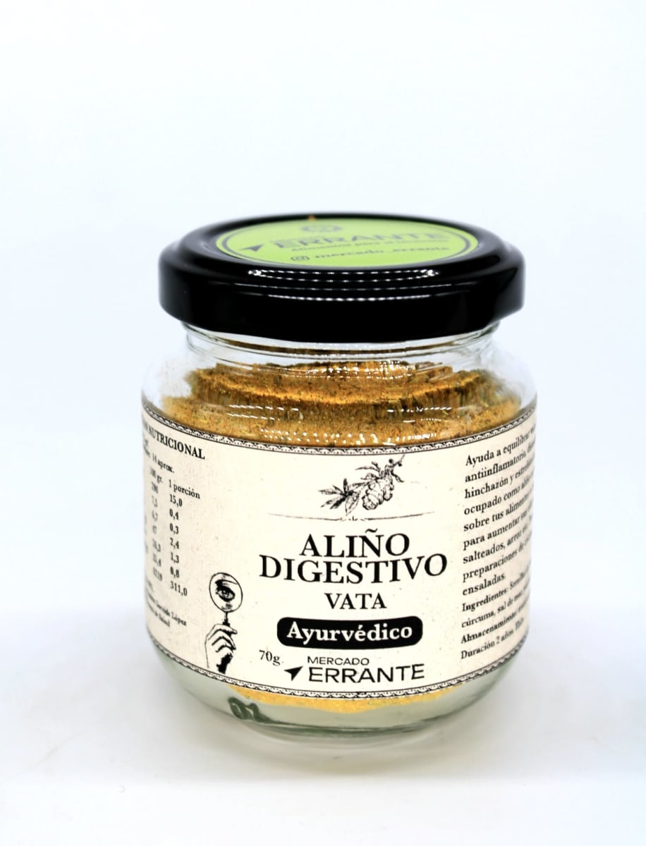 Aliño Ayurvédico - 60g - Mercado Errante4