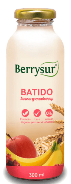 BATIDO CON CRANBERRIES - 300 g - Berrysur2