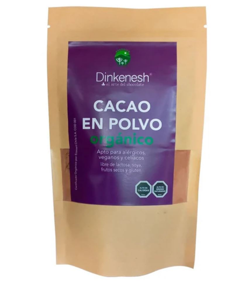 CACAO 100% EN POLVO ORGÁNICO - 400 g - DINKENESH1
