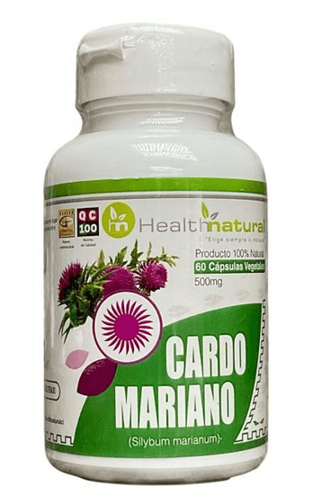 CARDO MARIANO - 500mg - 60 caps - Health Natural2