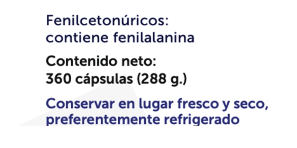 CAVIAR PROTEIN PLUS - 360 Cápsulas - Wellplus3