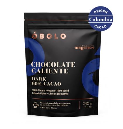CHOCOLATE CALIENTE BARISTA'S 60% COLOMBIA - 240g – Óbolo1