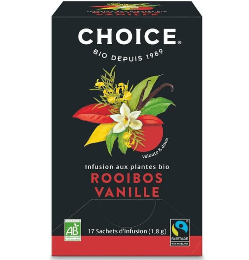 INFUSIÓN ROOIBOS VAINILLA orgánica - 17 bolsas - Choice1