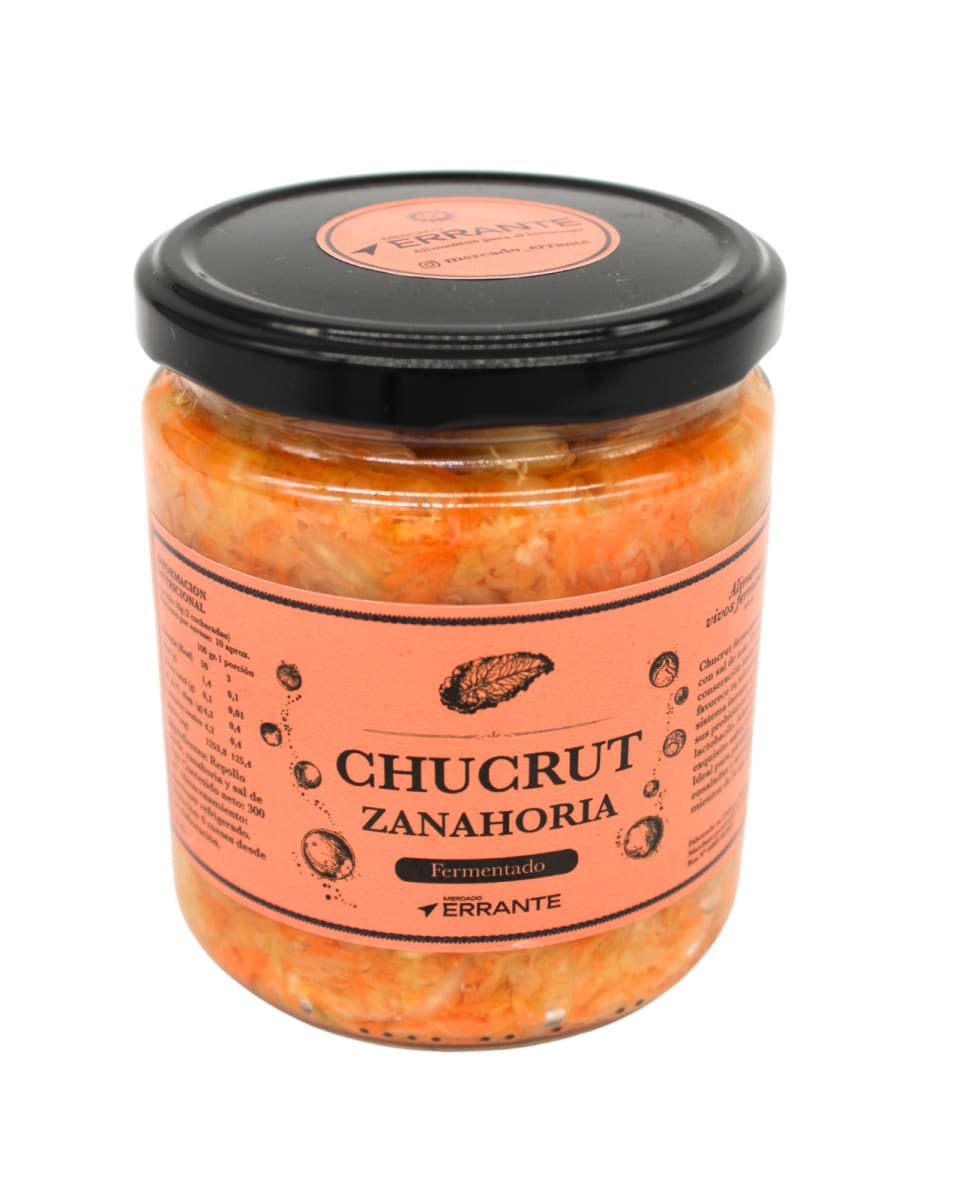 CHUCRUT con ZANAHORIA - 400g - Mercado Errante1