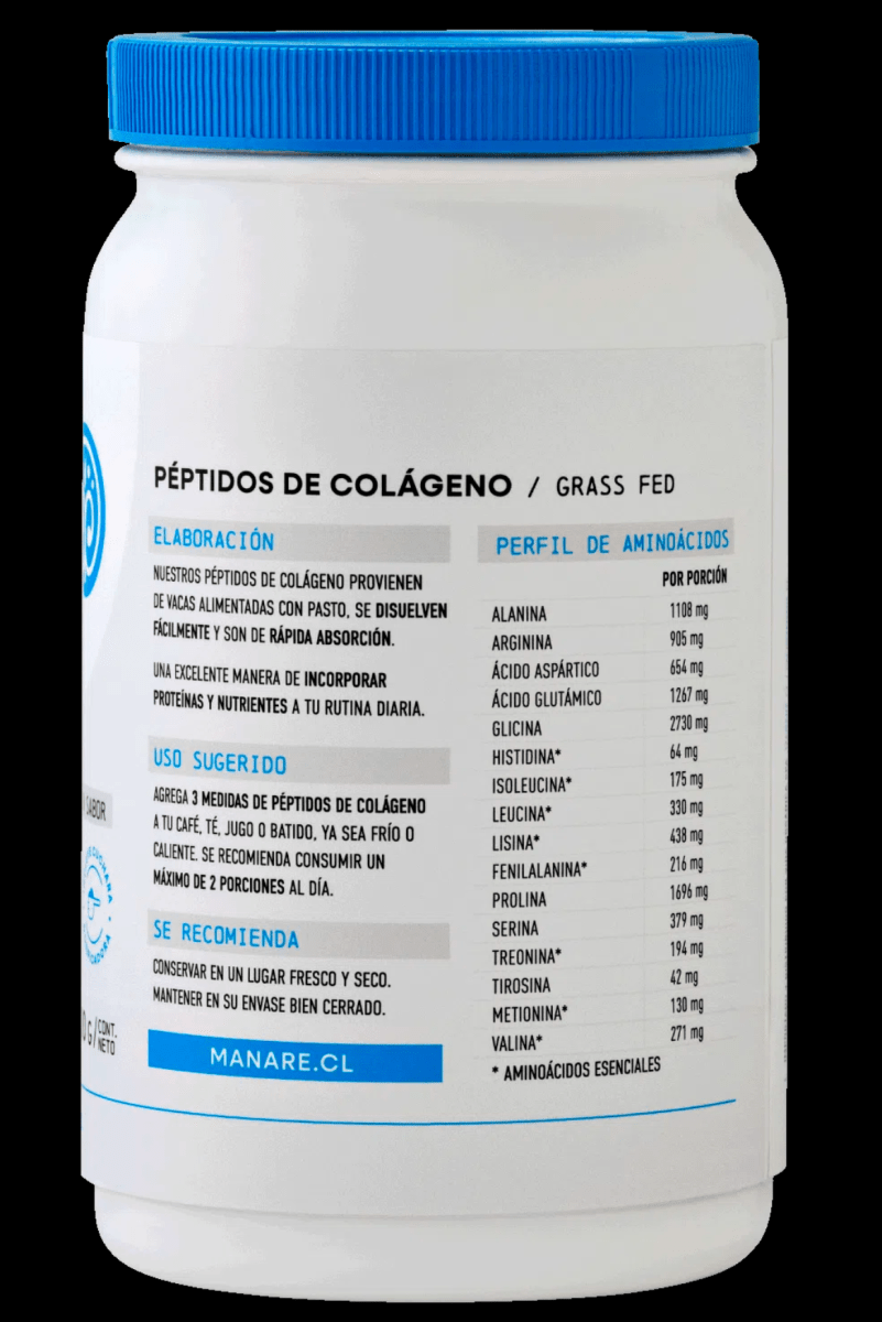 PÉPTIDOS de COLÁGENO GRASSFED - 600g - Manare2