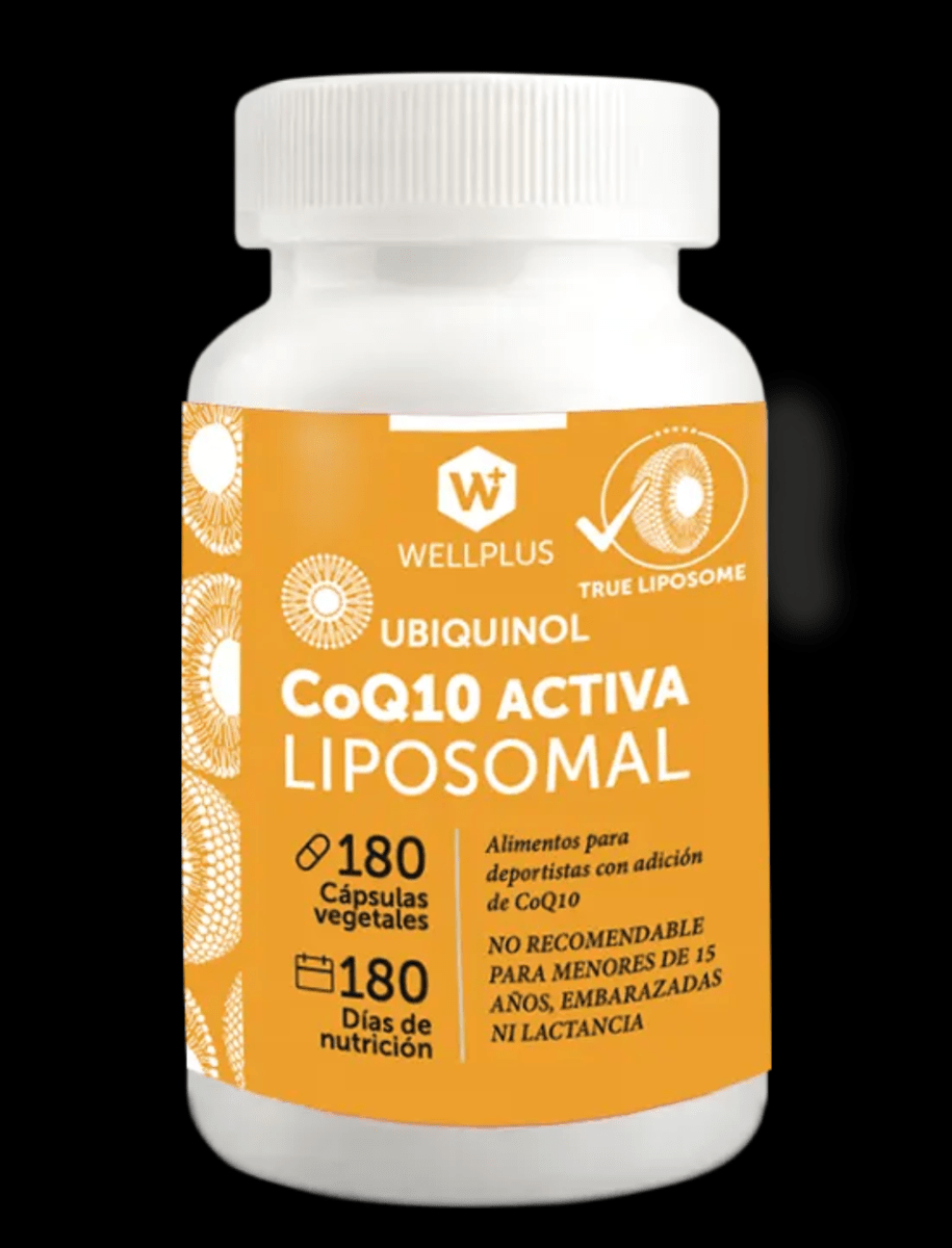 UBIQUINOL CoQ10 ACTIVA- LIPOSOMAL - 180 Cápsulas - Wellplus1