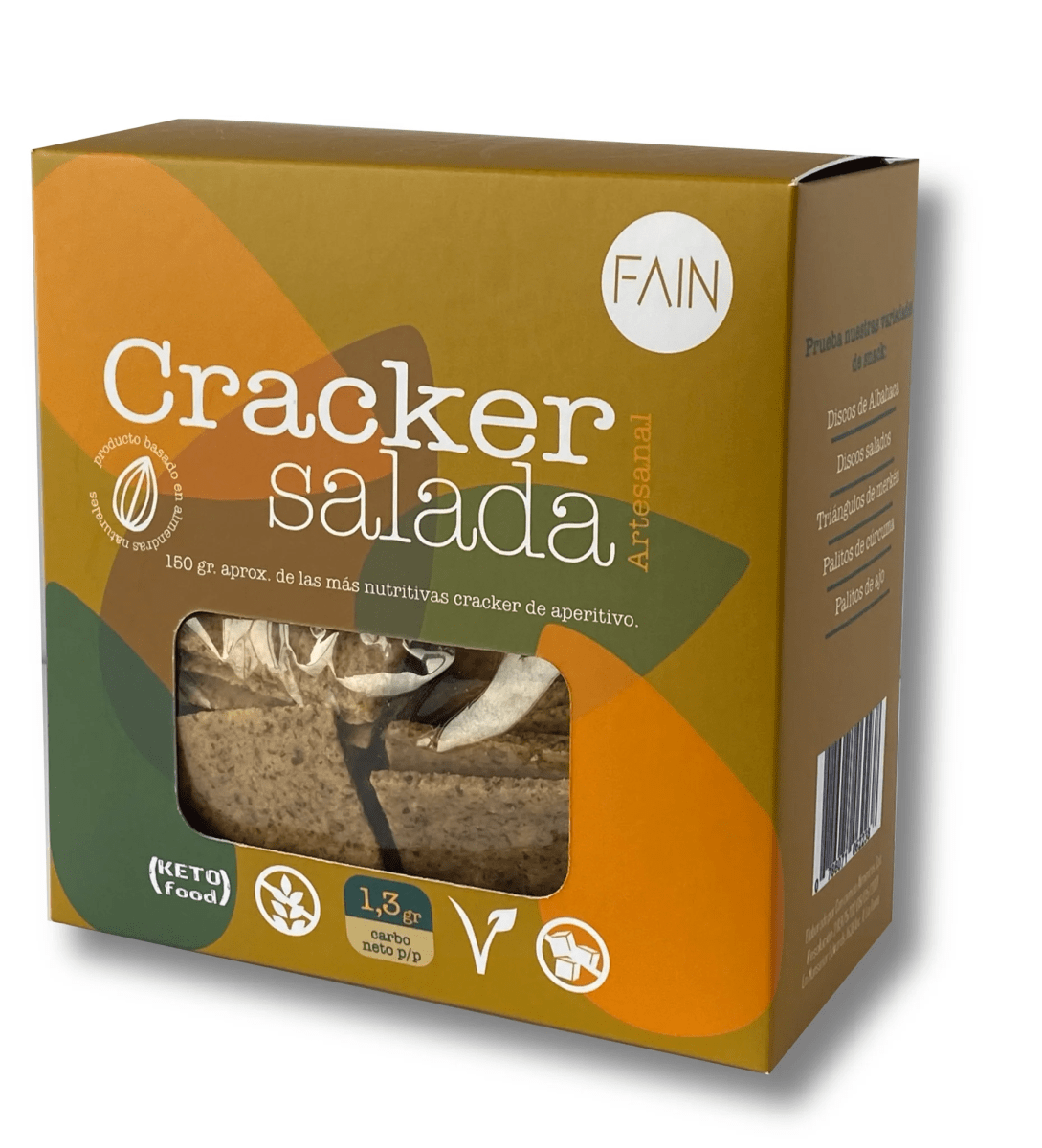 CRACKERS SALADAS - 150 gr - Fain1