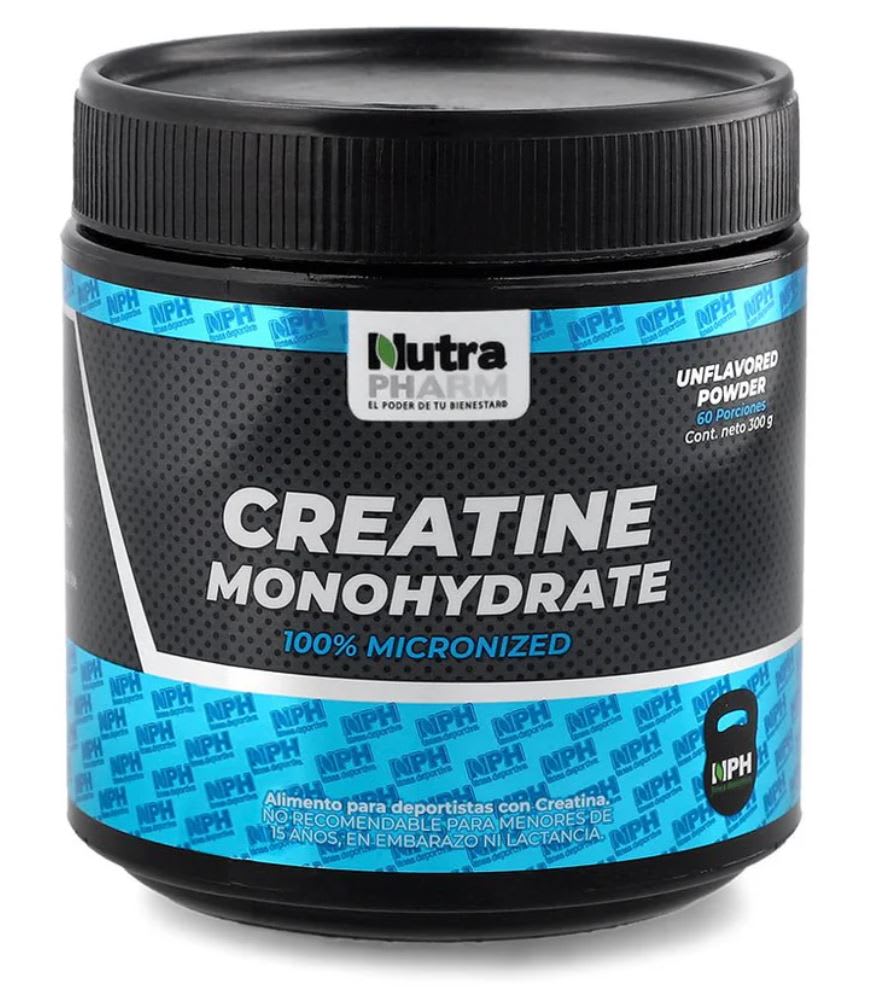 Creatine Monohydrate - 300g - Nutrapharm1