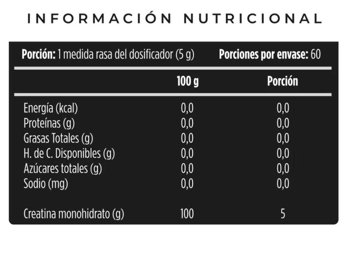 Creatine Monohydrate - 300g - Nutrapharm2