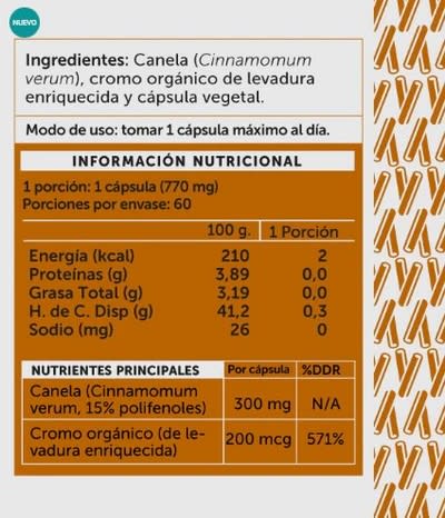 CROMO PLUS CANELA - 60 CÁPSULAS3