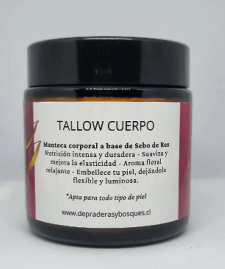 CREMA CORPORAL TALLOW CUERPO - CORDERO - 100 ml - De Praderas y Bosques2