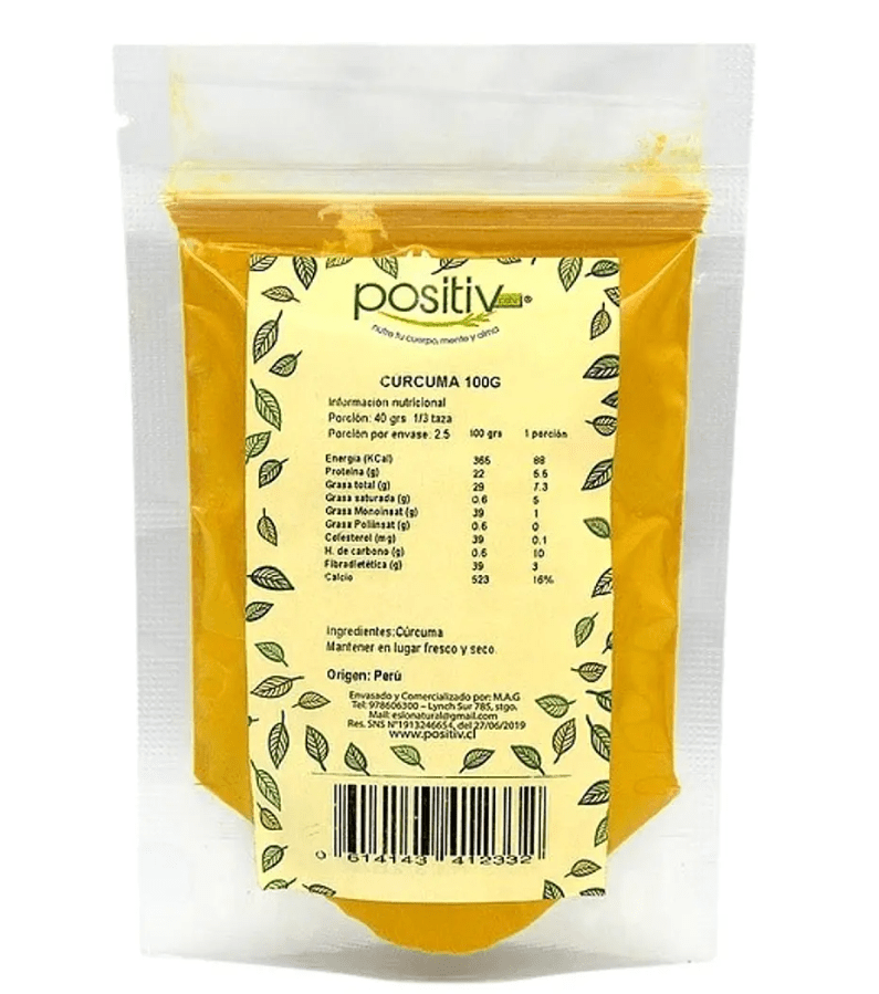 CÚRCUMA en POLVO - 250g - Positiv1