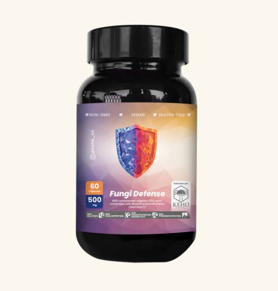 FUNGI DEFENSE Cápsulas 60x500mg - Keho1