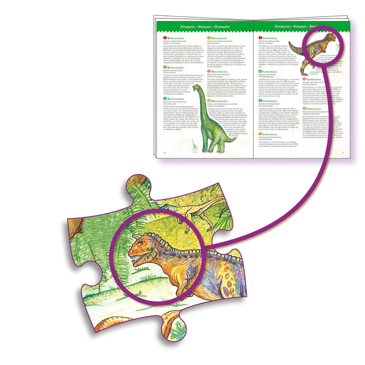 PUZZLE OBSERVACIÓN - DINOSAURIOS - 100 PIEZAS3