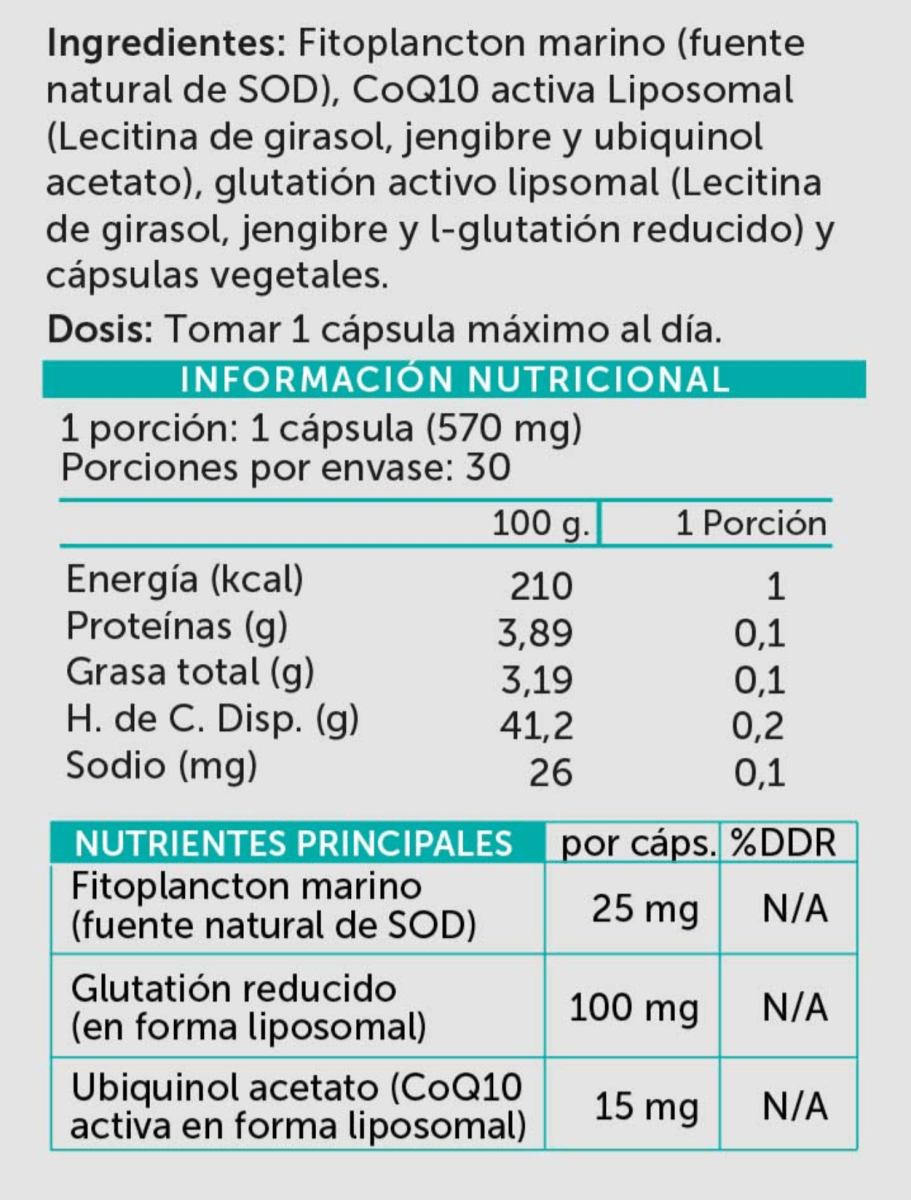 ENDO ANTIOX (Antioxidante) - 30 Cápsulas - Wellplus2