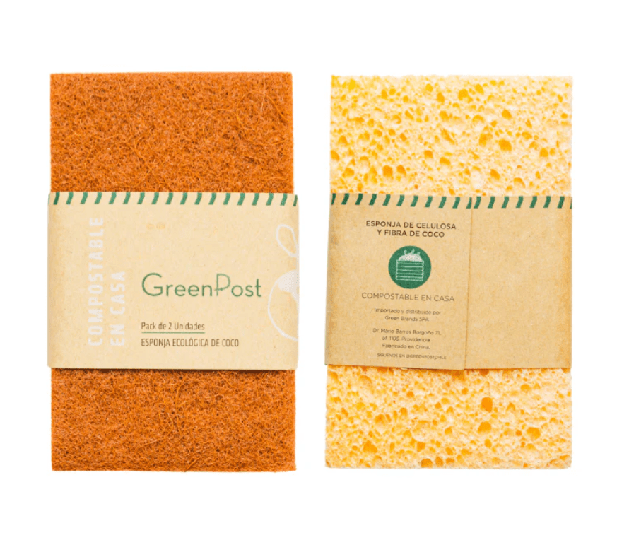 ESPONJA DE FIBRA DE COCO - 2UU - Greenpost1