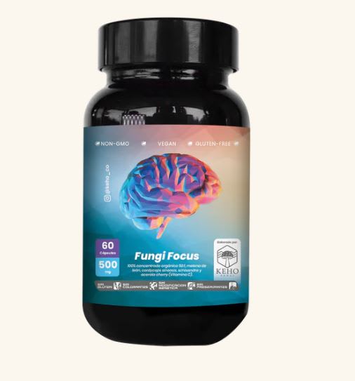 FUNGI FOCUS Cápsulas 60x500mg - Keho1