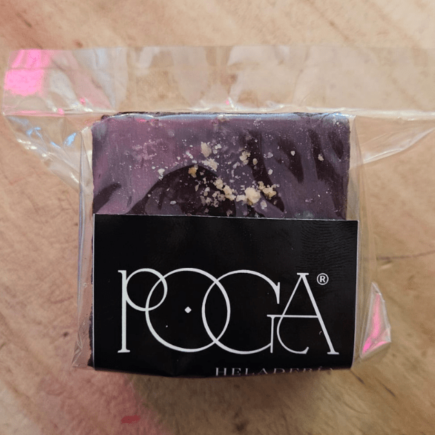 BROWNIE Low Carb bañado en CHOCOLATE BELGA - Poga1