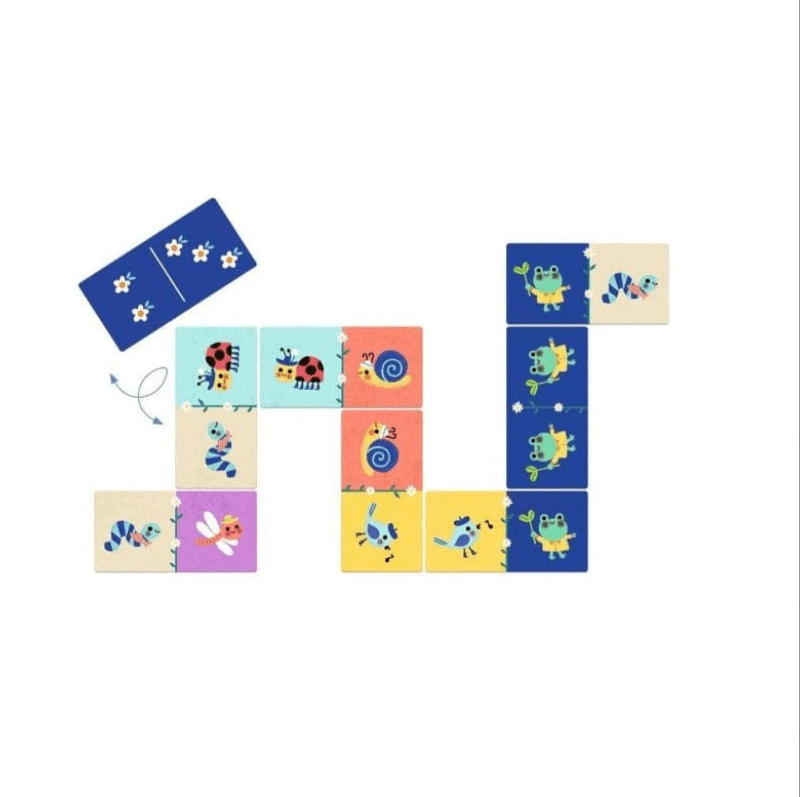 Domino Pequeños animales 28 pcs - DJECO1