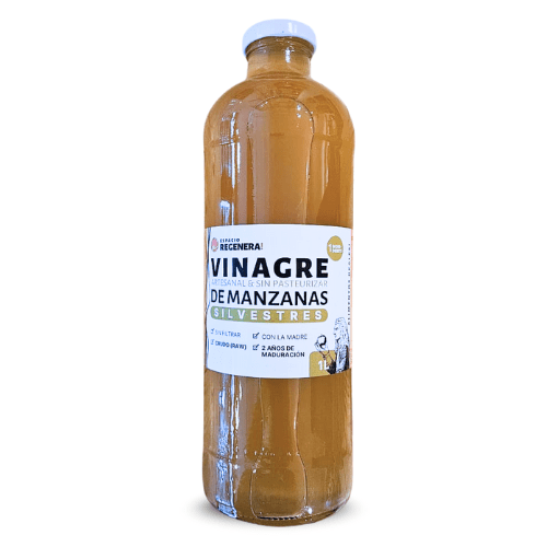 VINAGRE de MANZANA ORGÁNICO - ARTESANAL - 1 L1