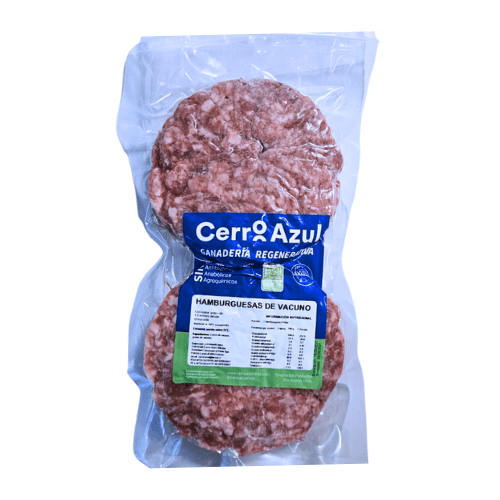 HAMBURGUESAS vacuno grass-fed x 2 uu (300 g) - Cerro Azul1