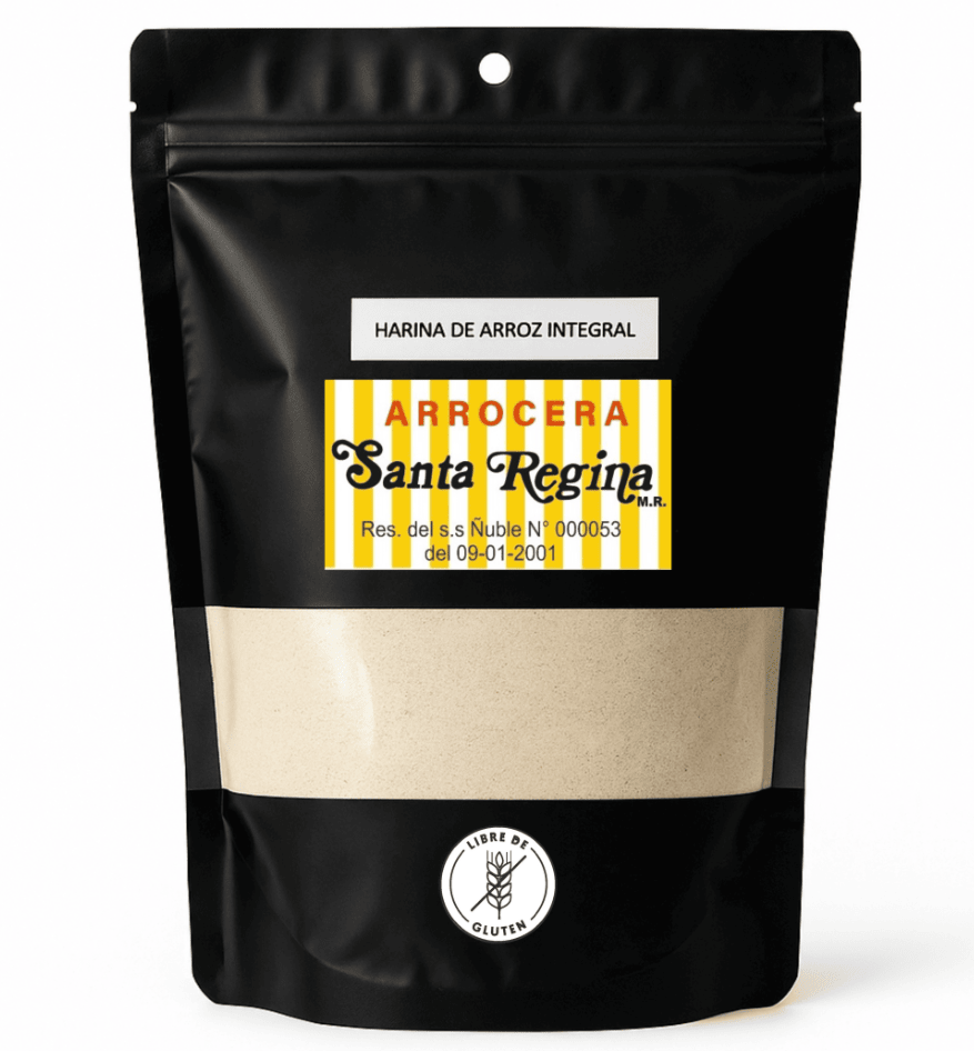 HARINA DE ARROZ SIN GLUTEN - 500 gr DOYPACK - Santa Regina1