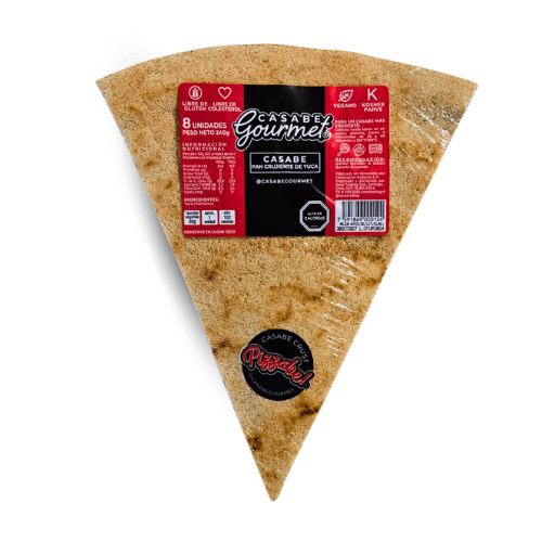 CASABE PIZZABE / PAN CRUJIENTE de YUCA - 240 gr - Casabe Gourmet1