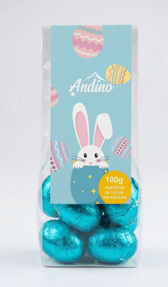 HUEVITOS DE PASCUA - Chocolate de Leche - Sin Azúcar - 100g1