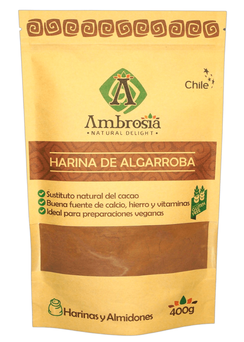 HARINA DE ALGARROBA - 400g - Ambrosía1