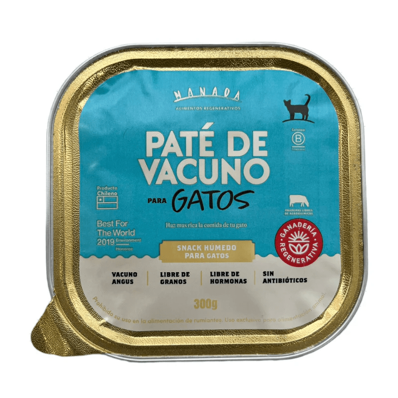 PATÉ para GATO - 300g - MANADA1