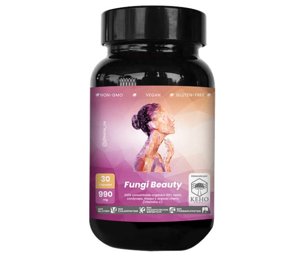 FUNGI BEAUTY Cápsulas 60x500mg - Keho1