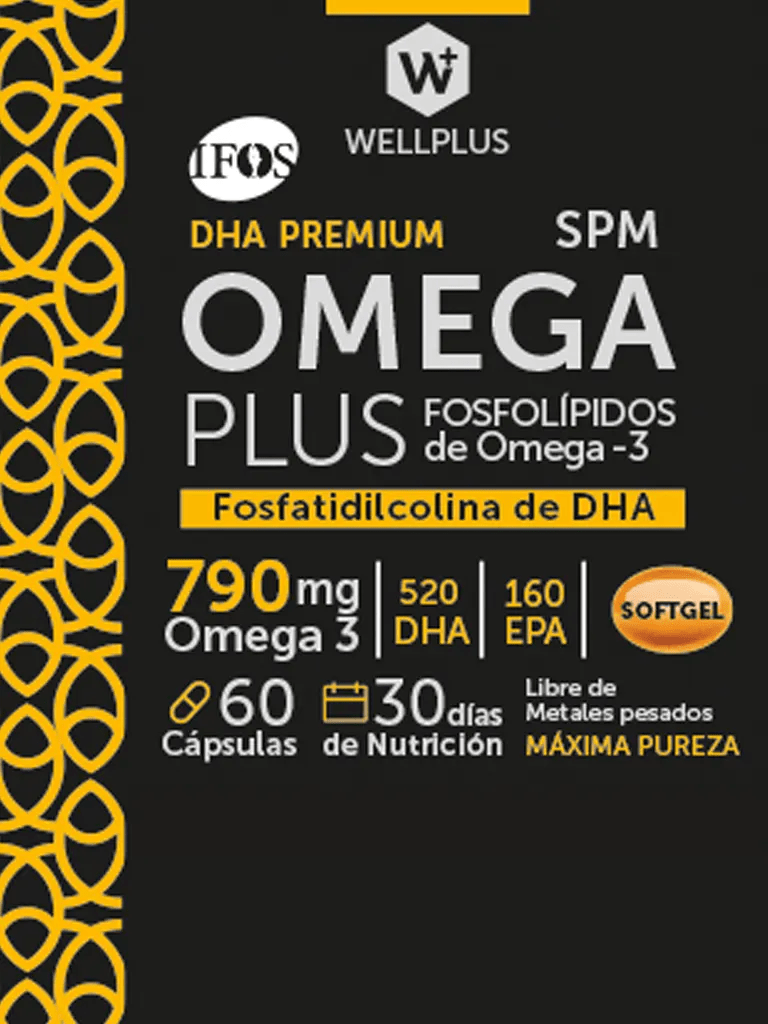 Omega Plus Fosfolípidos de Omega3 / 790mg - WELLPLUS2