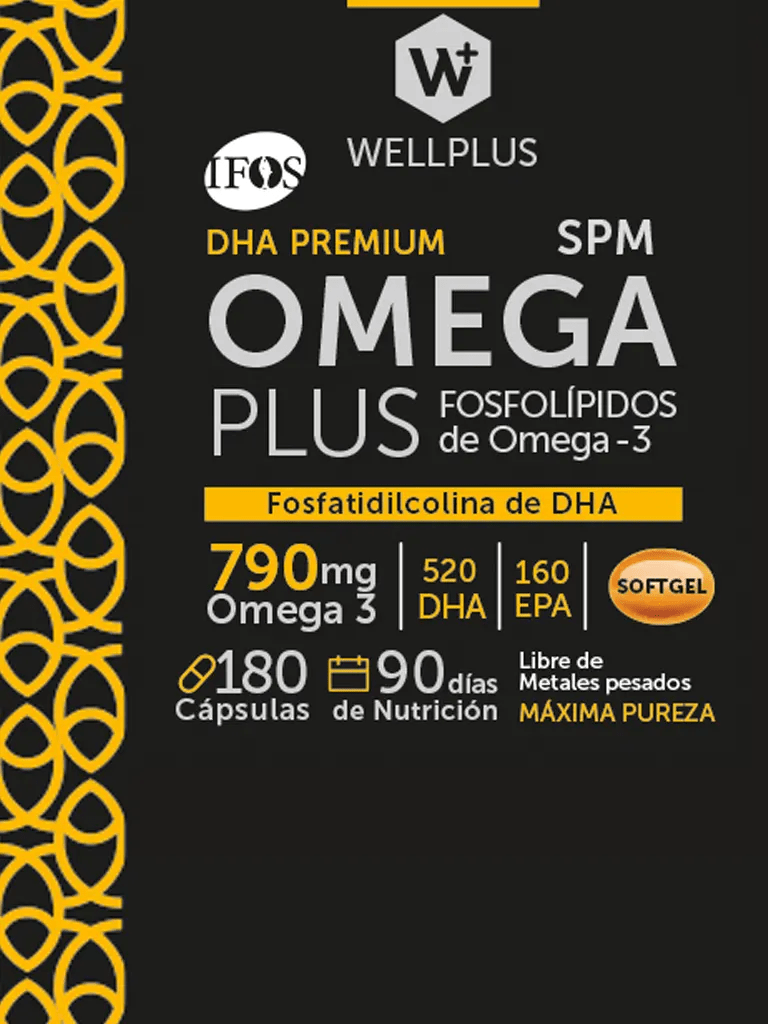 Omega Plus Fosfolípidos de Omega3 / 790mg - WELLPLUS5