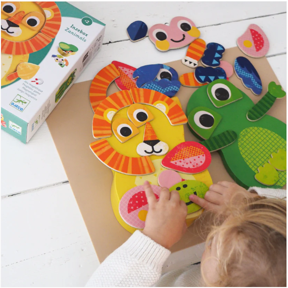 Juego de madera magnético - ZANIMALS - 32 PIEZAS - Djeco2