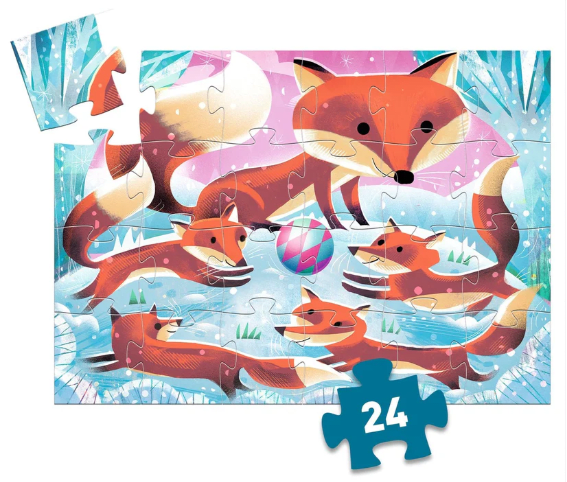 PUZZLE SILUETA - GINGER PEQUEÑO ZORRO - 24 PIEZAS2