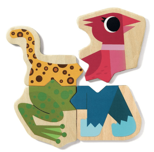 Juego magnético de Madera - MIXANIMO - 24 PIEZAS - Djeco3