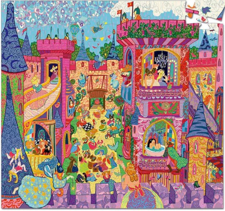 Puzzle SILUETA Castillo de Hadas - 54 piezas - Djeco1