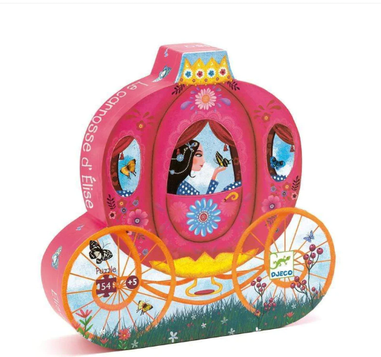 Puzzle SILUETA Carruaje Elise - 54 piezas - Djeco1