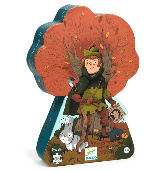 Puzzle SILUETA Robin Hood - 36 piezas - Djeco1
