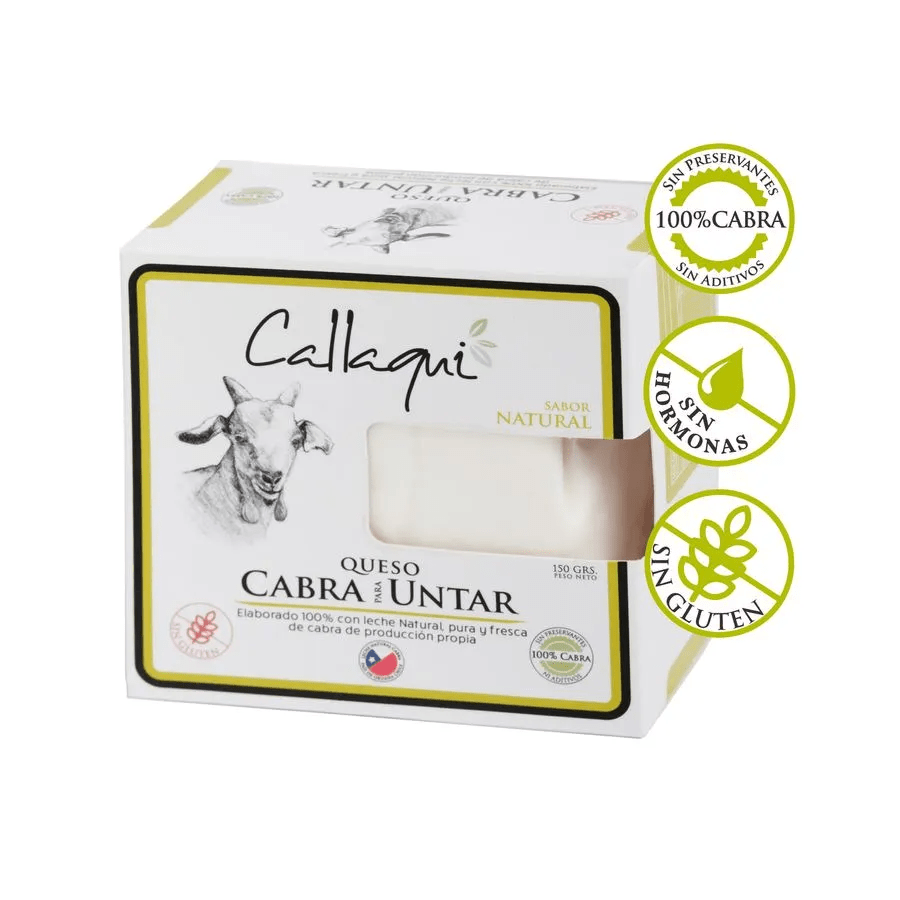 QUESO de CABRA para UNTAR - NATURAL - 150g - Callaqui1