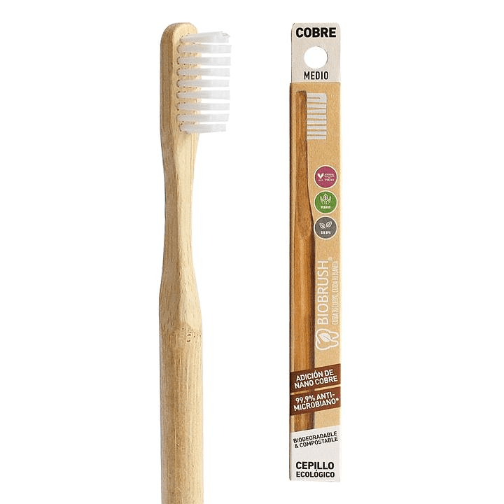 CEPILLO DE DIENTES ( MEDIO ) - BLANCO - Bio Brush1