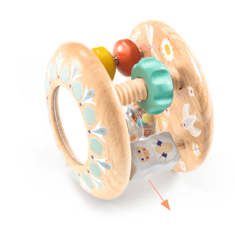 Juguete Sensorial y Sonajero de Madera BabyTutti 6 en 1 - Djeco2