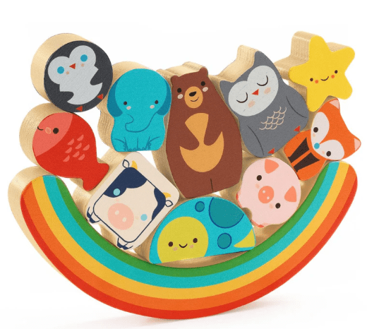 PUZZLE de madera RAINBOW - 12 piezas - Djeco3